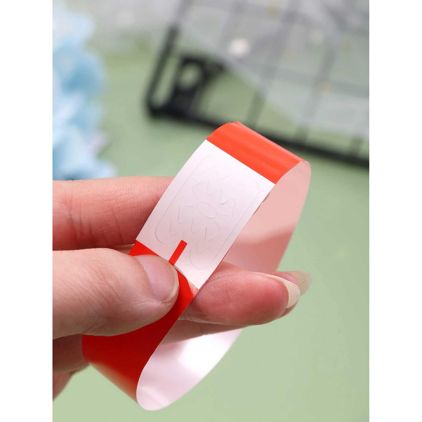 Wristband Ticket Pink 10pcs