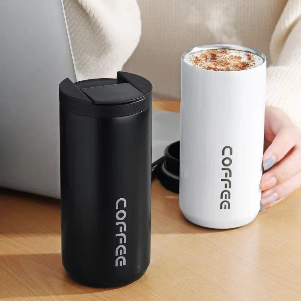 Retro 500ml Thermal Travel Flask Vacuum Insulated Drinking Bottle 31017