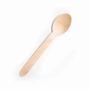 Disposable Wooden Spoons 10.5cm 100pack