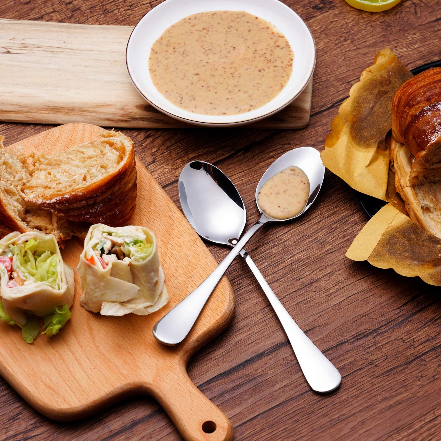 Stainless Steel Teaspoons 13cm Austwind 6pack