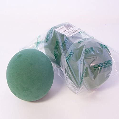 Oasis Party Balls 16cm Sphere Green Floral Foam 1pc