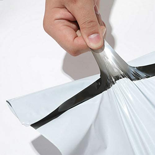 Tamper Proof White Courier Bag 38x53cm Self Adhesive Seal Packaging Pouch 30mic 1pc