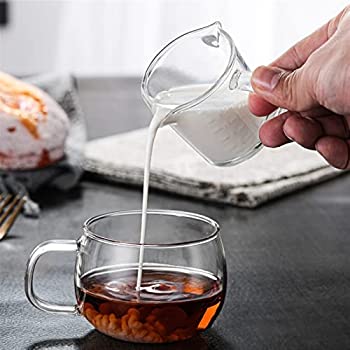 Barista Borosilicate Café Tea-Coffee Cup 230ml with Bamboo Saucer 11405