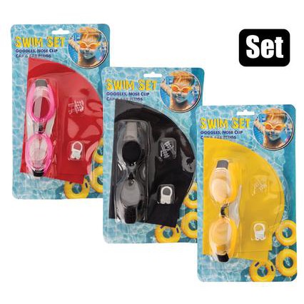 Swimming Cap & Goggle Set