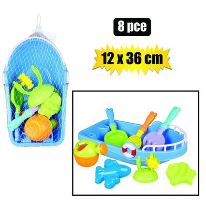 Beach Toy Boat with Accessories and Water Wheel 36x21cm