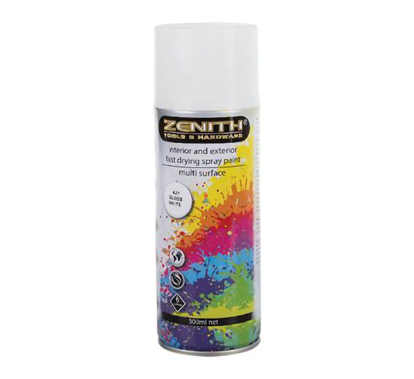 Spray Paint Glass White Zenith 300ml