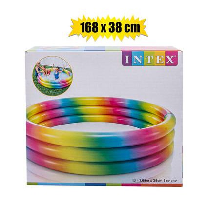Intex Rainbow Pool Omber 3 Ring 168X38cm