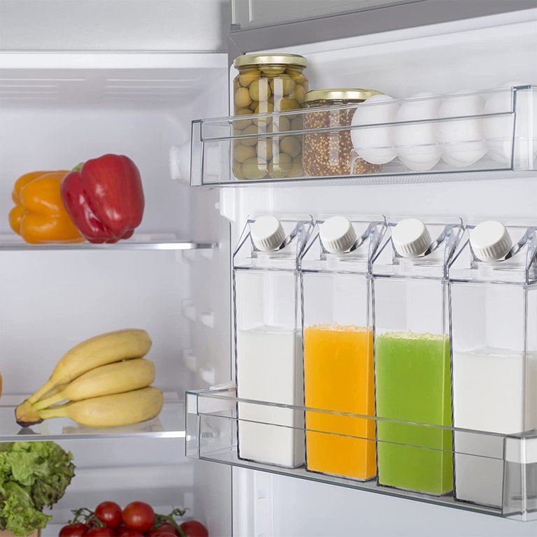 Milk Carton Bottle 500ml Acrylic Plastic