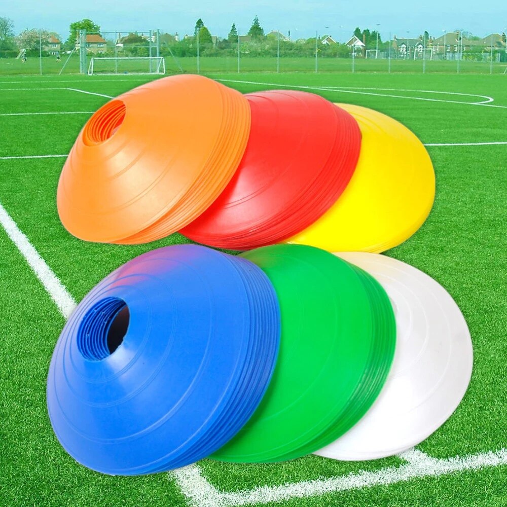 Training Disc Agility Cones - Sports Field Markers Soft