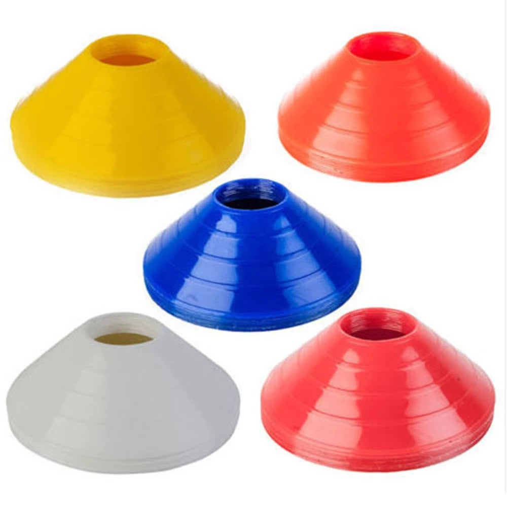 Training Disc Agility Cones - Sports Field Markers Soft