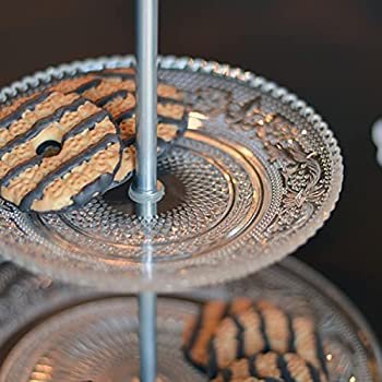 Patisserie Cake Server Stand 3-Tier Glass