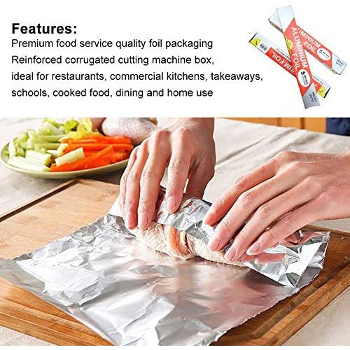 Aluminium Kitchen Catering Foil Light Duty 5mx300mm
