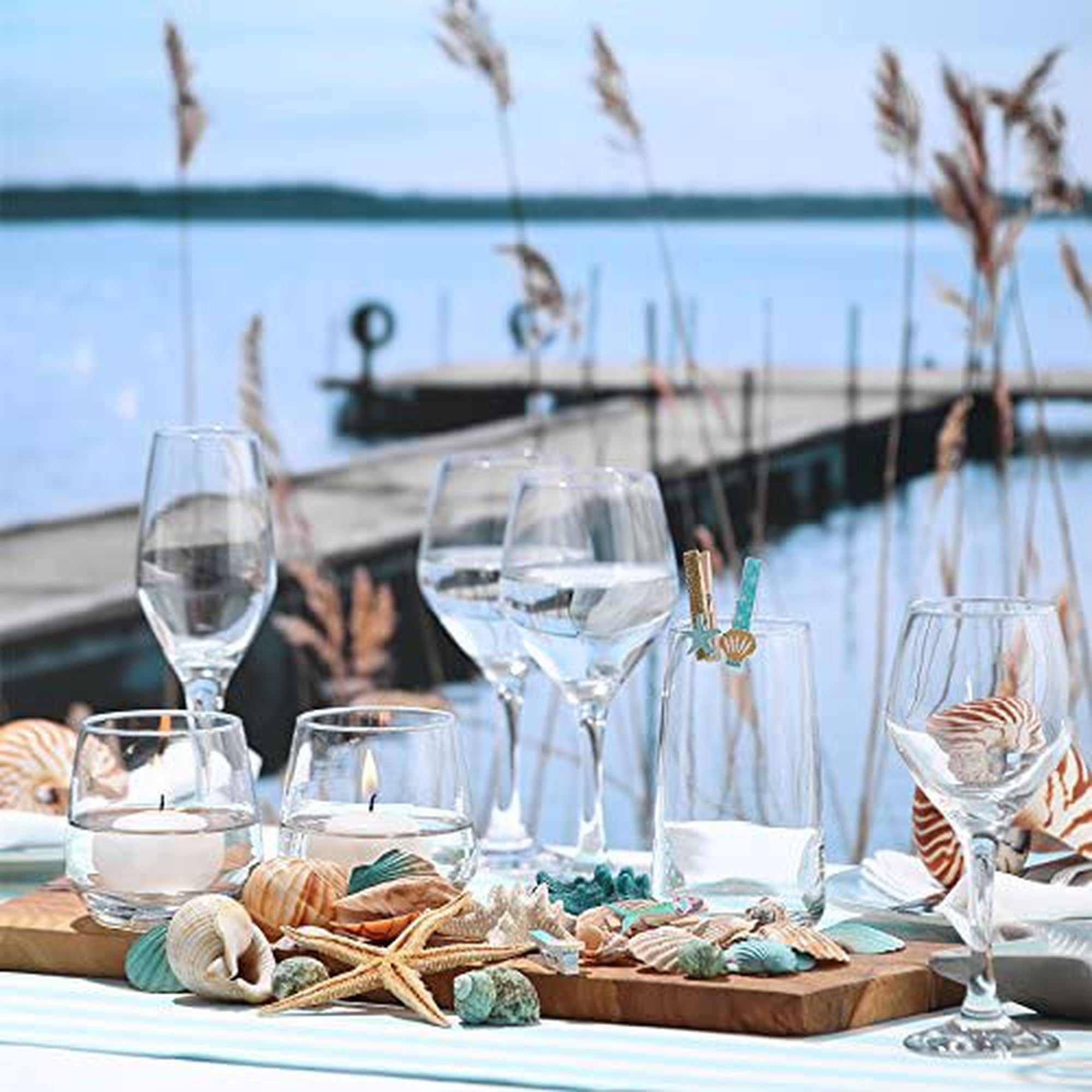 LAV Ella Water Glass 450ml ELL582F SGN1872