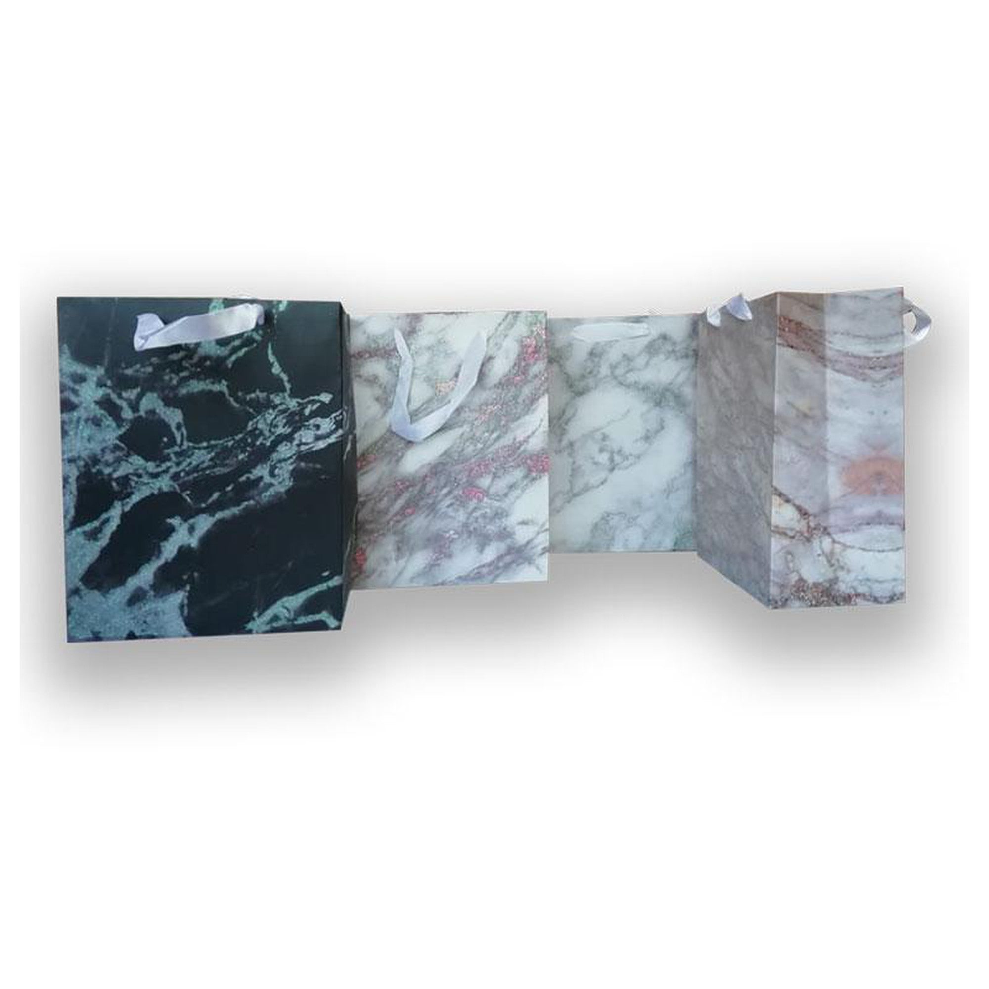 Designer Gift Paper Bag Marble 18x23cm Small