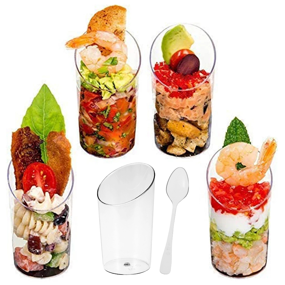 Acrylic Mini Dessert Cup 80ml 5pack