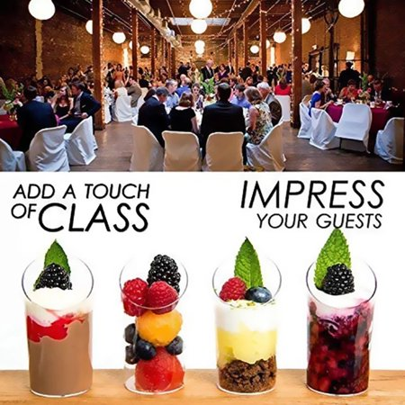 Acrylic Mini Dessert Cup 80ml 5pack