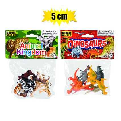 Animal Dinosaur Wild 8-pack 5cm Assorted
