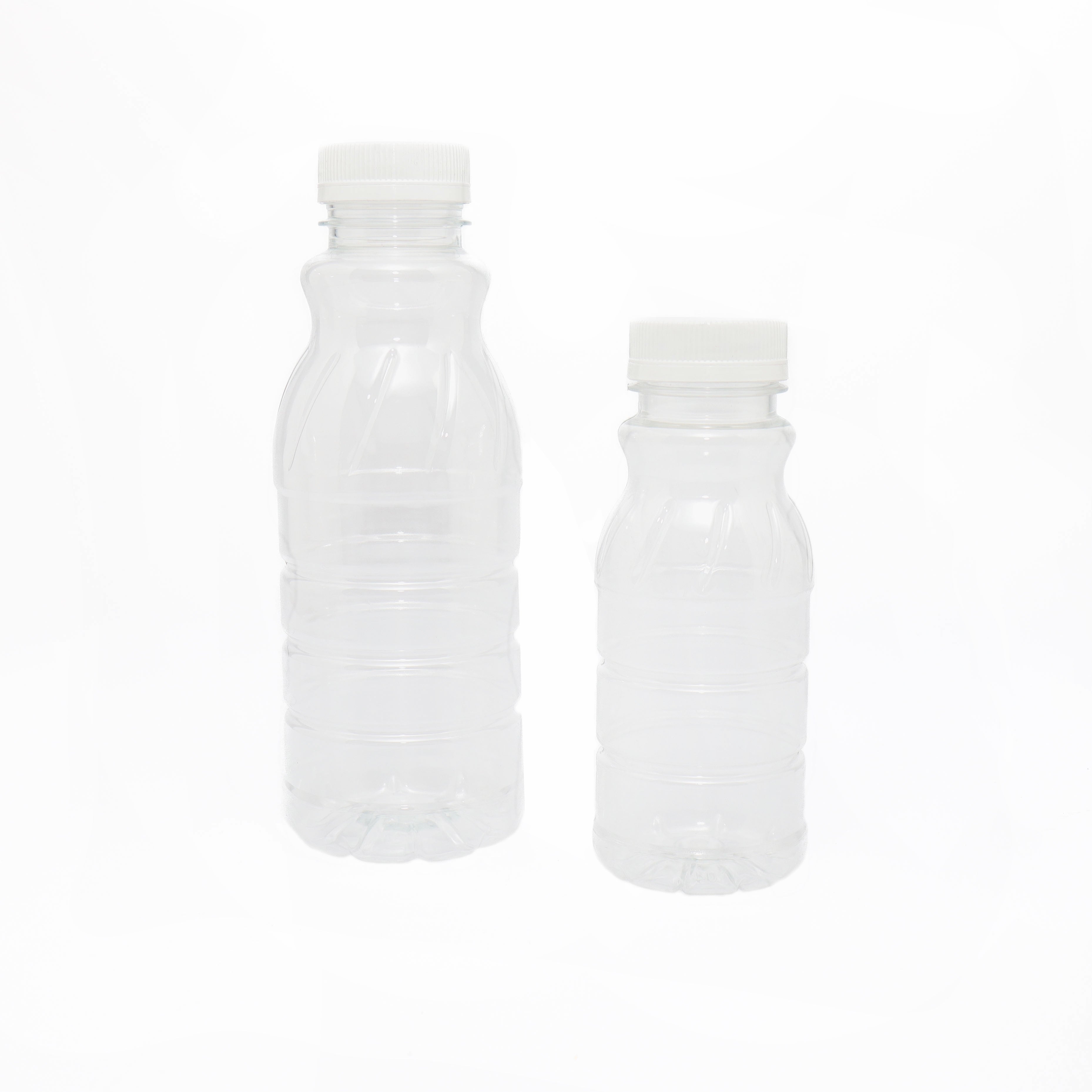 250ml PET Plastic Bottle Grip Design with Cap