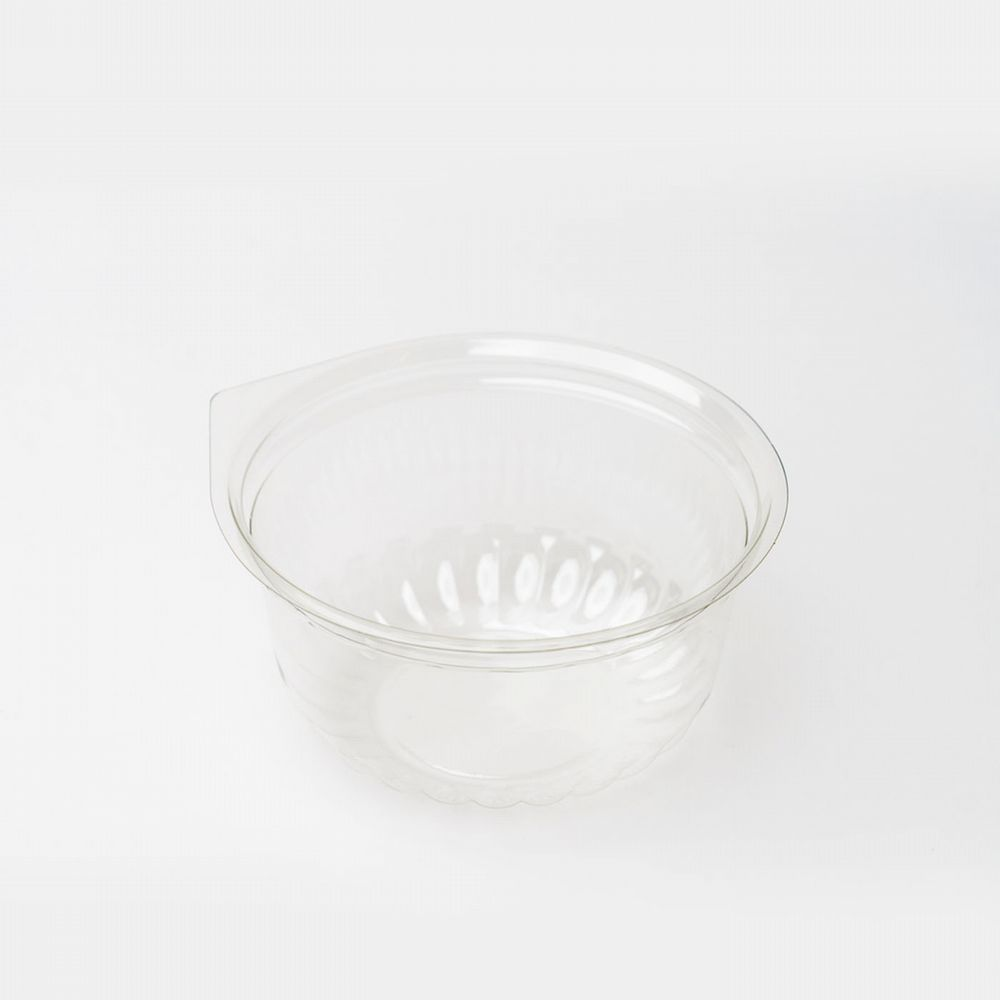 Plastic Disposable Dessert Tubs with Lid - Small Thermos Container 9cmx5cm L42N Fits G51 Lid 10pack