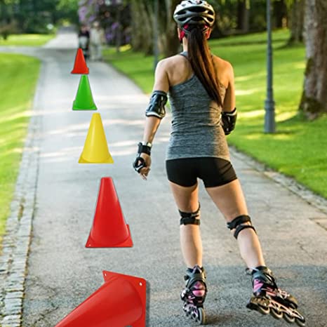 Multicolored Mini Triangle Sports Training-Traffic Cones