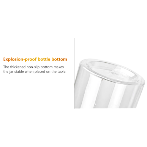 300ml PET Cosmetic Jar with Lid Crystal Clear