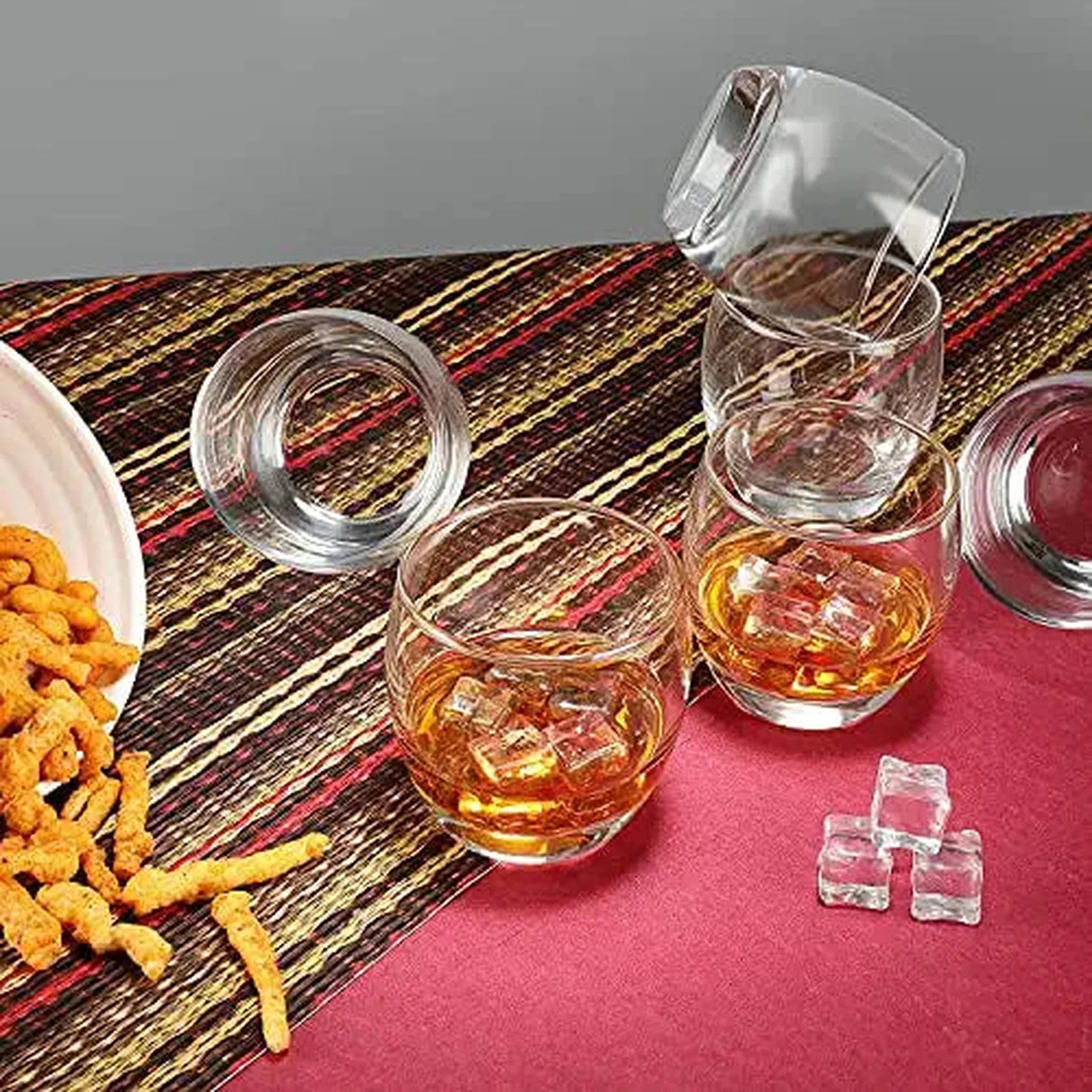 Pasabahce Barrel Glass Tumbler 340ml Whisky 6pack 23026