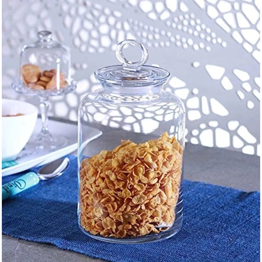 Pasabahce Glass Storage Jar 1.5L Kitchen Container 23047