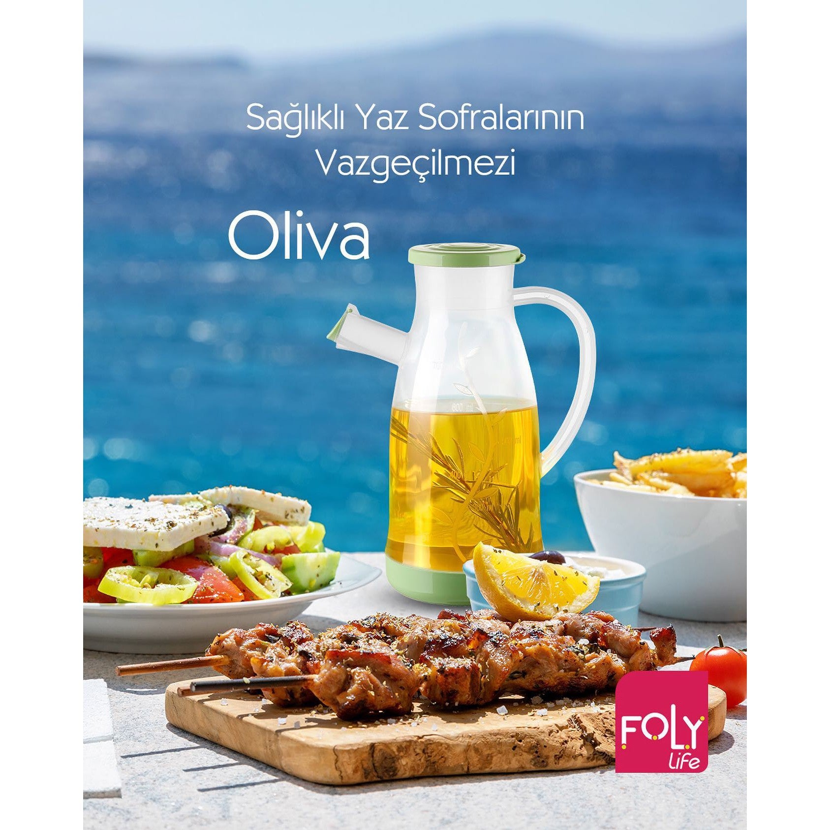 Foly Life Oilva Oil Jug 700ml BNM0193 Titiz