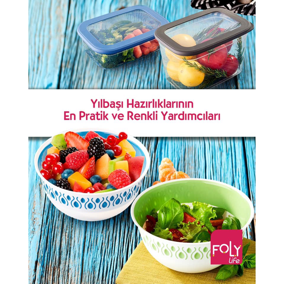 Foly Life Monna Bowl 1L Round BNM0230 Titiz