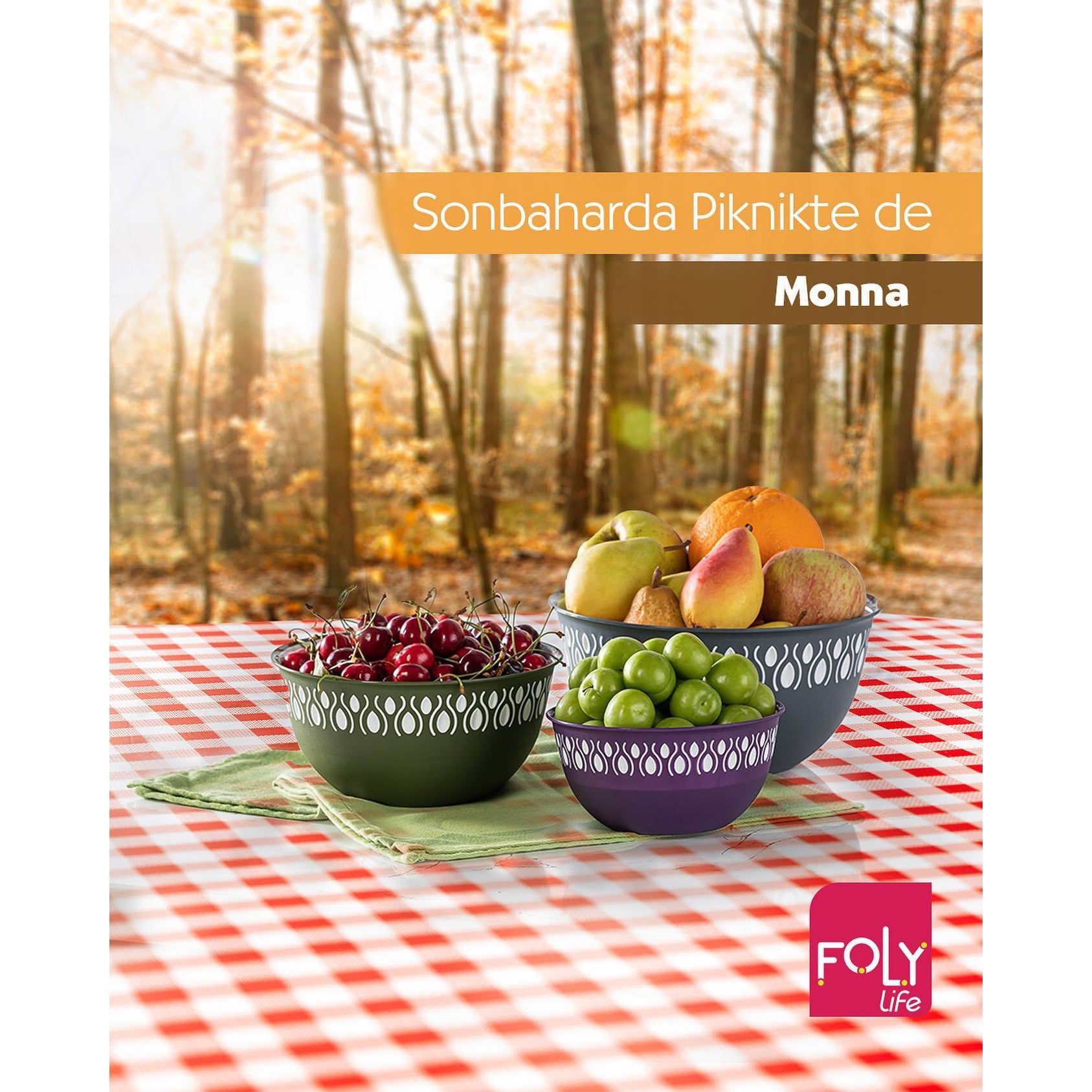 Foly Life Monna Bowl 1L Round BNM0230 Titiz