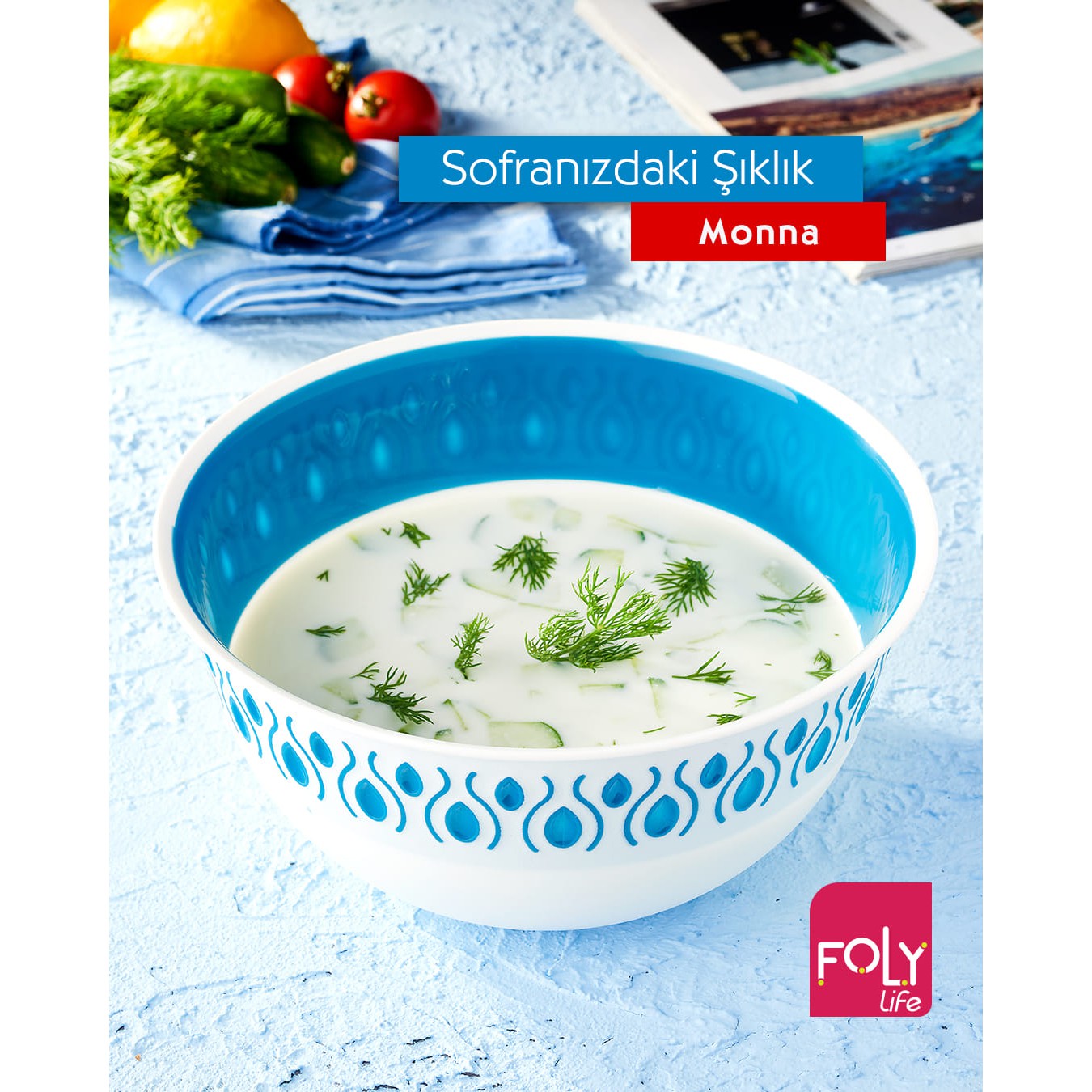 Foly Life Monna Bowl 1L Round BNM0230 Titiz