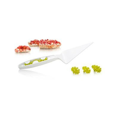 Tomorrows Kitchen Green and White Cake Server and Divider 40689