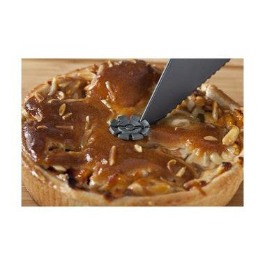 Tomorrows Kitchen Green and White Cake Server and Divider 40689