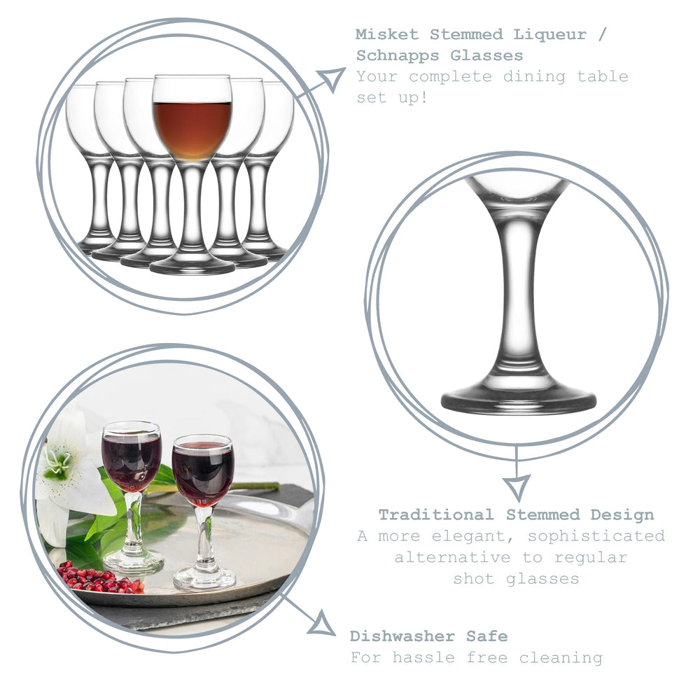 LAV Glass Tumbler 210ml Misket Wine 6pack 210ml SGN2036