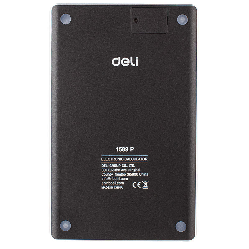 Deli Calculator 12-Digit Black