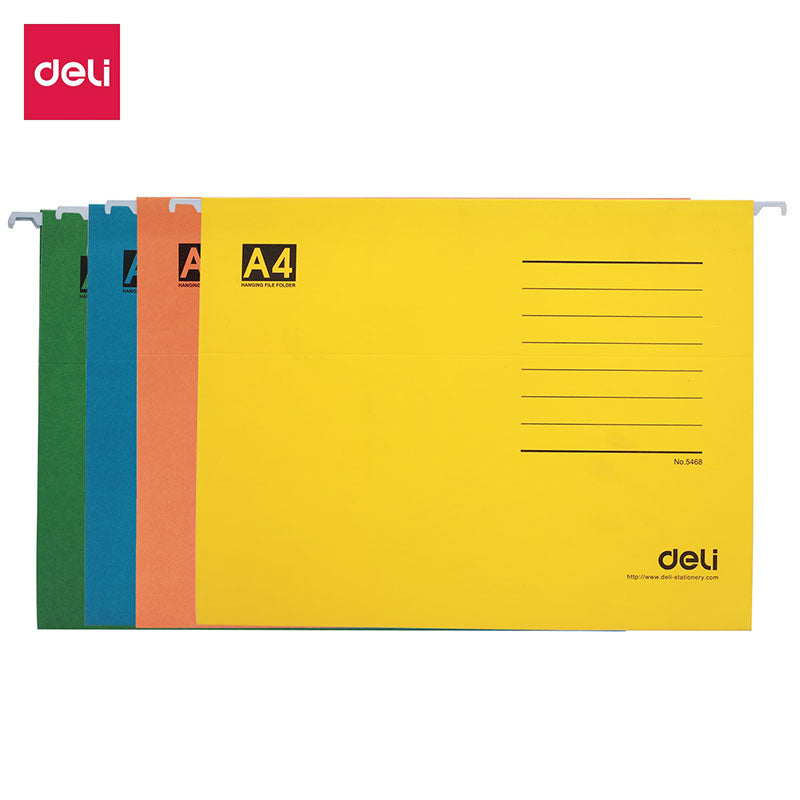 Deli A4 Hanging Document Folder Solid Color 1pc