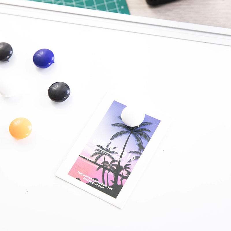 Deli Magnet 20mm 12pc Assorted 6 Color Card