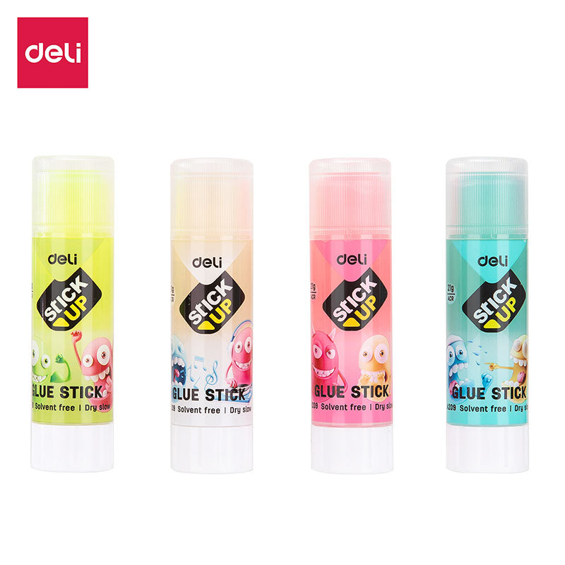 Deli Glue Stick 21g 1pc - Solvent Free Dry Slow Stick up