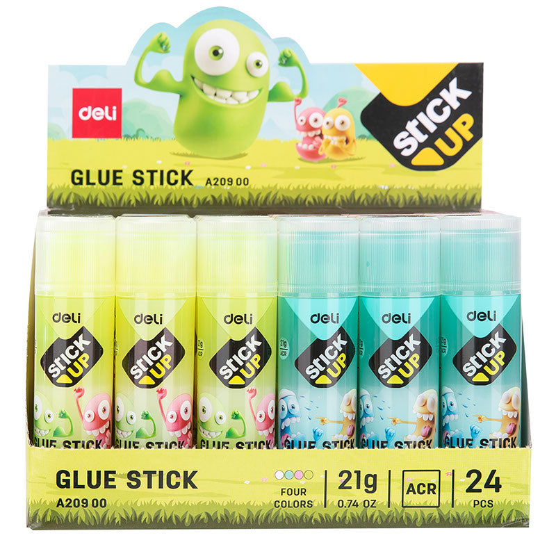 Deli Glue Stick 21g 1pc - Solvent Free Dry Slow Stick up