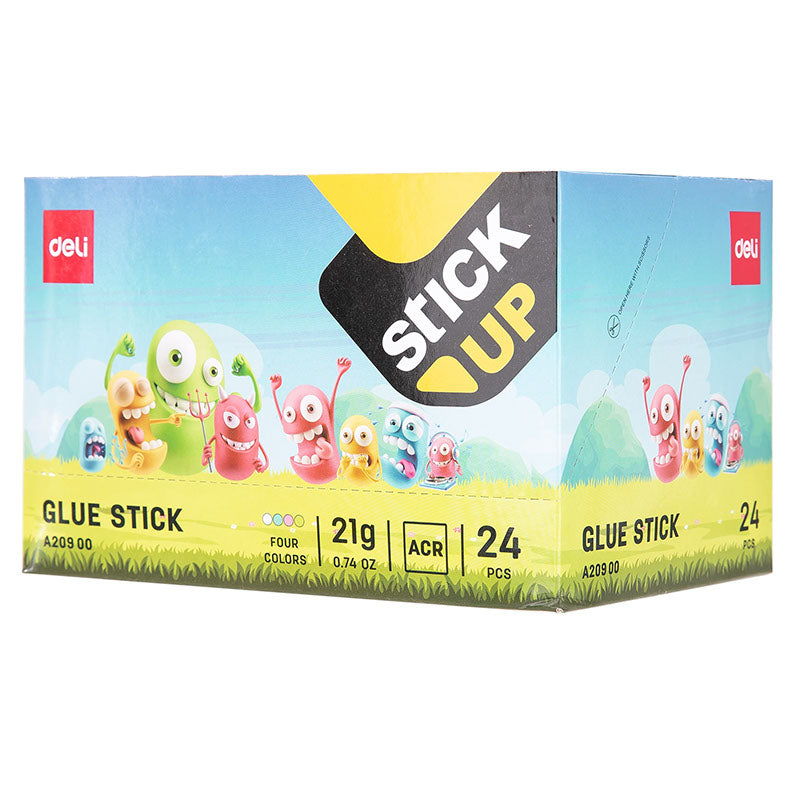 Deli Glue Stick 21g 1pc - Solvent Free Dry Slow Stick up