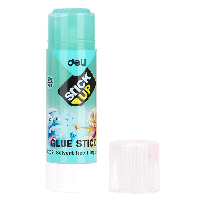 Deli Glue Stick 21g 1pc - Solvent Free Dry Slow Stick up