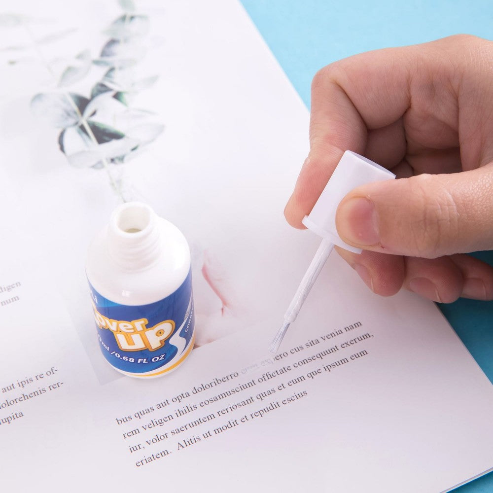 Deli Correction Fluid Brush Bottle 20ml White