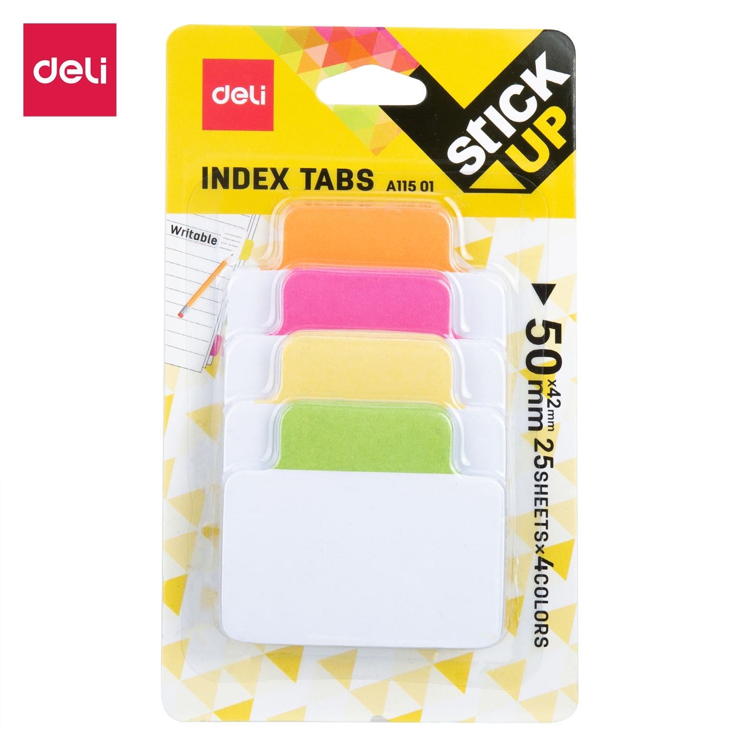 Deli Sticky Notes 50mmx42mm 25x4Sheets