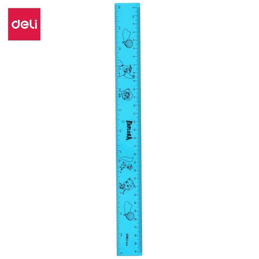 Deli Drafting Ruler 30cm/12Inch