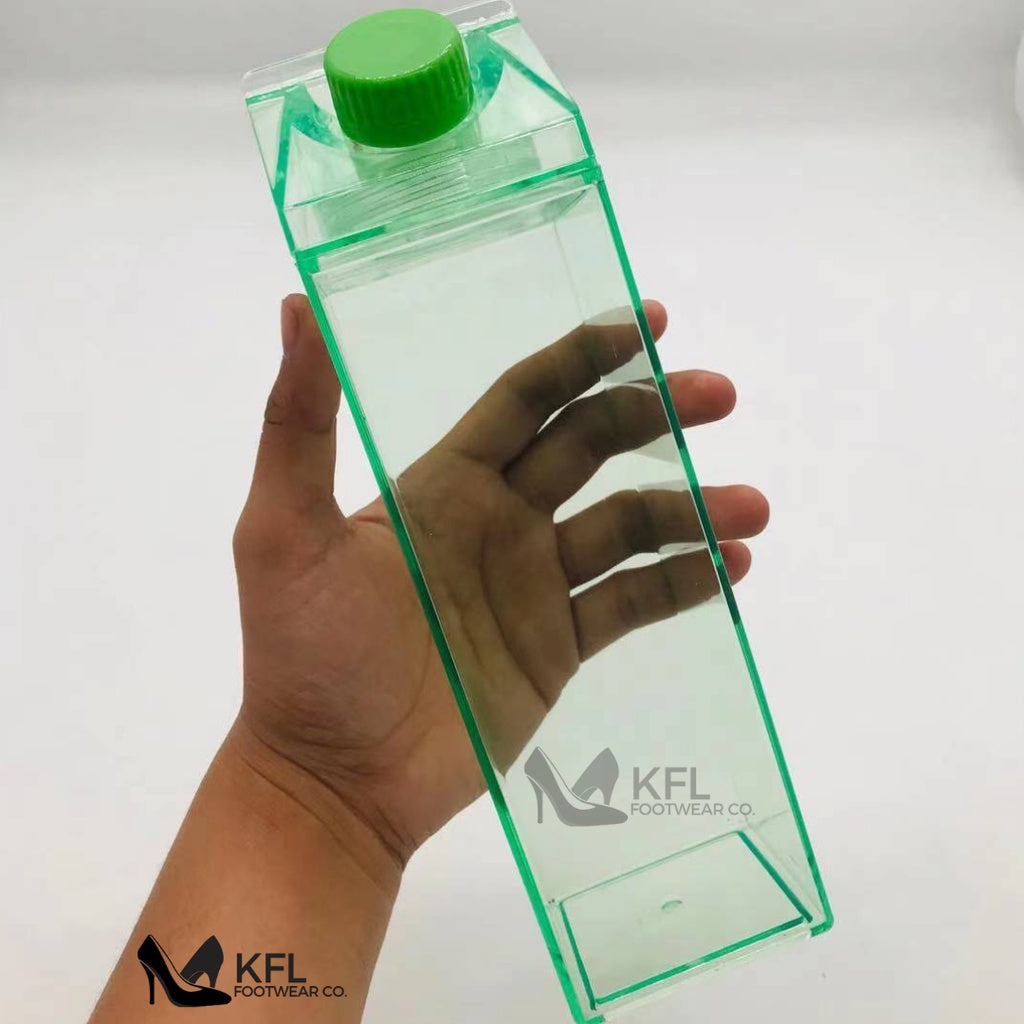 Milk Carton Bottle 500ml Acrylic Plastic