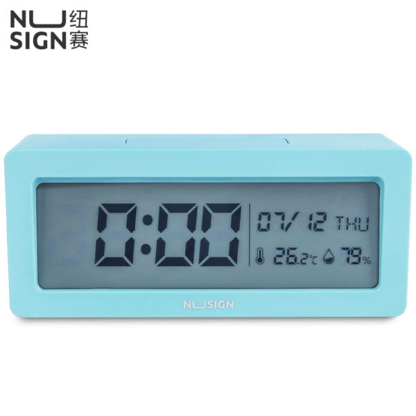 Deli Digital Clock Light Blue