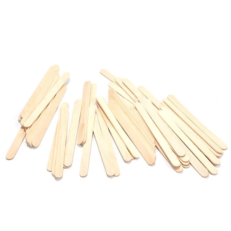Wooden Ice Cream Candy Sticks 15x2cm 50pack