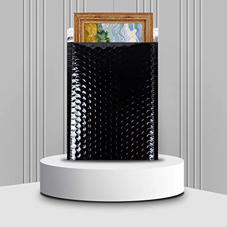 Bubble Pouch Mailer Bag Self-Seal Padded Envelope Black