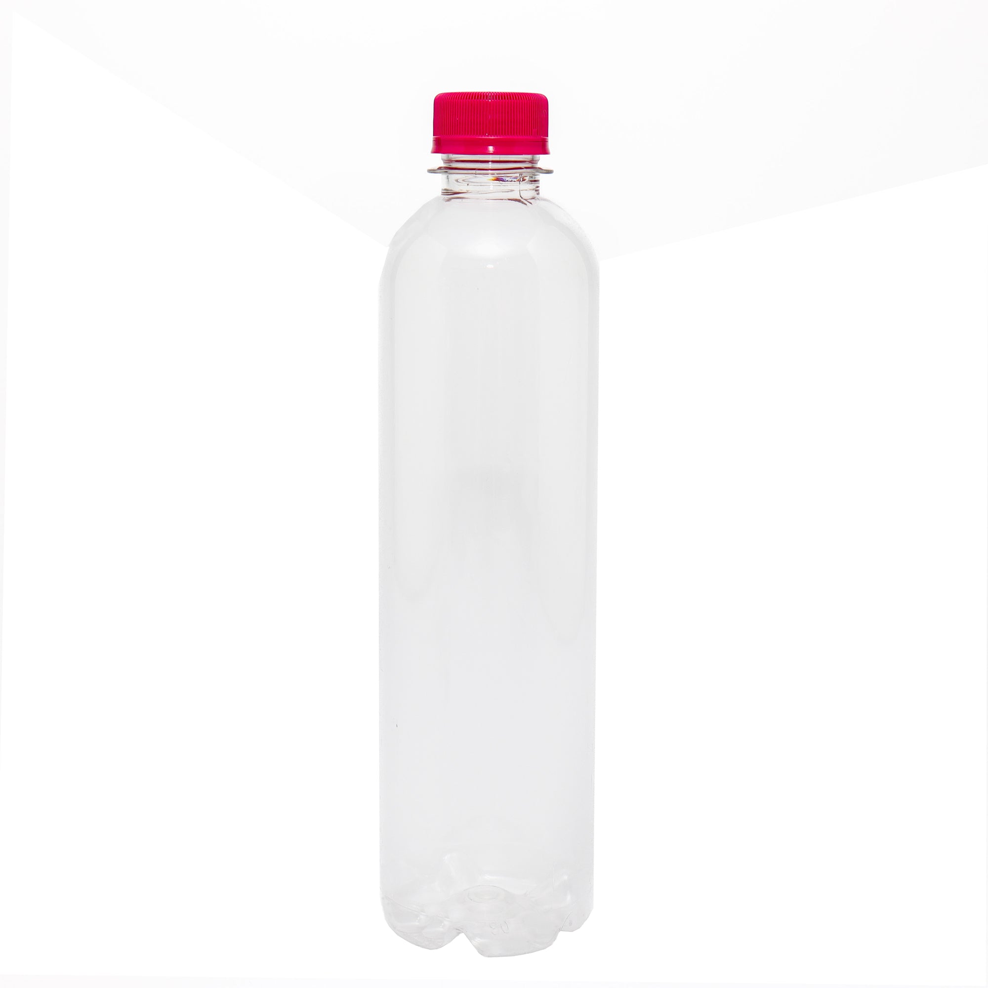 500ml PET Plastic Water Bottle Thirsty Clear with Lid