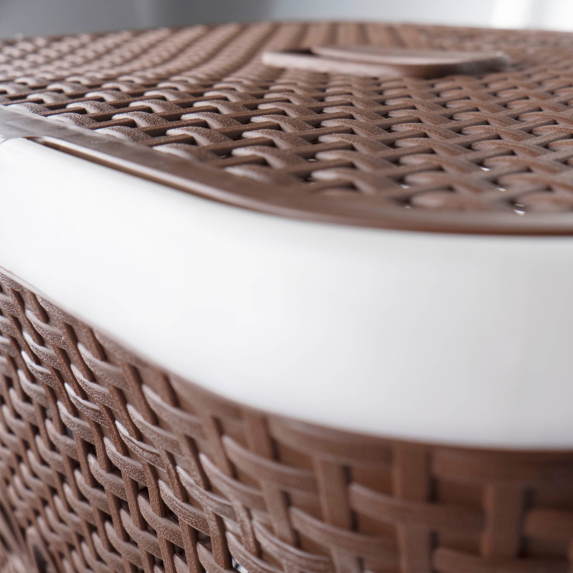 Otima 50L Daisy Laundry Bin - Linen Basket Plastic